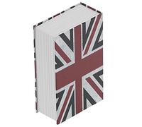 Book Safe with Combination Lock, Alvinlite Hidden Safe Vintage Flag Secret Safe Portable Diversion Money Box, Retro Cash Box for Storing Money, Jewelry, Cash and Key