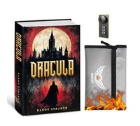 Book Safe with Combination Lock - Disguised Book Safe for Cash, Jewellery & Documents - Fireproof Bag Included - Discreet Portable Safe for Home, Office & Travel