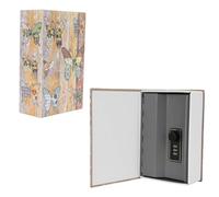 Book Safe with Combination Lock Diversion Book Safe 7.2x4.6x2.2in Secrect Hidden Lock Box Secretsafe Can Portable Jewelry Case for Key Money Cash