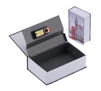 Book Safe with Combination Lock Diversion Book Safe Storage Box | Secret Safe with Code 7.1x4.6x2.2in Portable Safe Book Safe Secret Hidden Box for Money Jewelry Document or Valuable