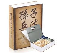 Book Safe with Combination Lock, Storage Boxes that Look Like Books, 26.5x20x6.5cm, Diversion Book Safe Storage Box for Cash Phone Passport Valuable Home Office Bookshelf Journey Secret(Style 4)