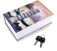 Book Safe with Key Lock, Small Sized Diversion Book, Portable Metal Safe Box, Secret Book Hidden Safe,Dictionary Diversion Book,7.09 X 4.53 X 2.17inch(#6)