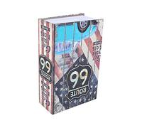 Book Safe with Key,Secret Money Box,Simulation Dictionary Diversion Secret Safe Storage Box,Portable Secret Book Safe Security Locker for Storing Money, Jewelry and Key