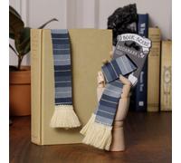 Book Scarf Bookmark - Grey & Cream