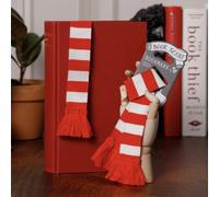 IF Red & White Book Scarf Bookmark