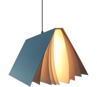 Book-Shape Hanging Light Bookstore Adjustable Height Wrought Iron Lamp Body Compatible with Bedroom Bedside Living Room Study Bookstore Decoration,Luxury