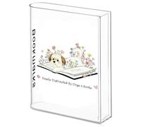 Book Shaped Bookmark Holder, Reading Accessories Gift for Book Lovers, Women, Librarians (Dog)