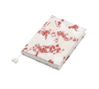 Book Sleeve A5 Adjustable Cover Oil Painting Jacquard Journal Pouch Silver Thread Art Gift with Bookmarks(A5 Blank)