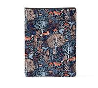 Book Sleeve Book Protector Book Pouch Book Lovers Gifts Bookish Gifts Book Cover with Zipper for Hardcover Paperback Washable Forest Fox Printed Gift Bag for Teacher Student Birthday, BookCover