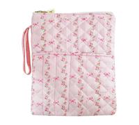 Book Sleeve with Zipper and Extra Pocket for Notebooks (Hardcover &