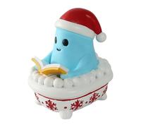 Book Stack Table Lamp - Resin Nightstand Lamp for Book Lovers, Creates A Warm Reading Glow for Bedroom Or Office | Cute Literary Decor for Desk, Living Room, Kitchen & Halloween Party