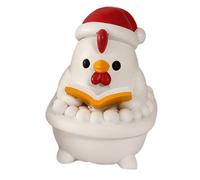 Book Stack Table Lamp - Resin Nightstand Lamp for Book Lovers, Creates A Warm Reading Glow for Bedroom Or Office | Cute Literary Decor for Desk, Living Room, Kitchen & Halloween Party