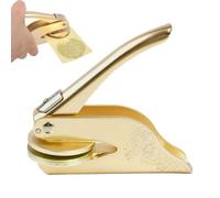 Book Stamp Embosser Seal Stamp Hand-Held Embossing Personal Seal