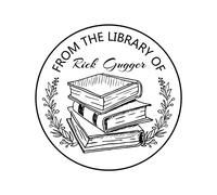 Book Stamp, Ex Libris, from The Library of, Personalized Book Stamp, This Book Belongs to Personalized Library Stamp, Custom Book Stamp, Self-Inking Rubber Custom Teacher Stamps, Black&White