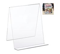 Book stand Acrylic Cookbook Holder Reading Easel Lightweight Portable Set of 2