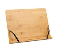 Book stand Cookbook Holder Bamboo Reading Rack Lightweight Recipe Stand Portable