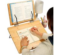 Book Stand,Cooking Book Stands and Holders,Double-Layer Recipe Cookbook Double-Function Multi-Function Cookbook Stand,Reading Stand for Cookbooks, LJJY-KK