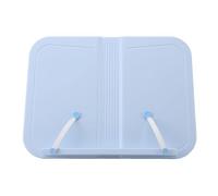 Book Stand for Reading, Adjustable Book Holder Reading Stand Children Reading Book Display Stand Foldable Cookbook Stand Recipe Book Holder for Music Scores, Recipe, Blue (Basic