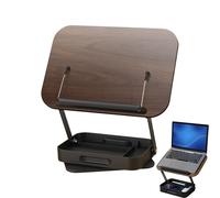 Book Stand for Reading | Adjustable Cookbook Stand - Foldable Riser 360 Degrees Rotating Holder for Desk Magazines Recipe Laptops Home Textbook Tablets Cookbooks