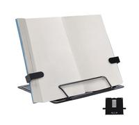 Book Stand for Reading, Height Adjustable, Foldable Reading Stand for Office, College, Classroom, Library, Living Room, Bedroom, Kitchen, Cafe, Bookstore