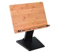 Book Stand for Reading Laptop Stand for Desk Adjustable height Angle Desktop Stand for Work Study Portable stands Fits Laptop Tablet Textbook Cookbook Book Stand/Book Holder (Color : Black)