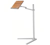 Book Stand for Reading, Multiangle Adjustable Holder, Hands-Free, Elastic Book Clip for Books, Laptops, Tablets, Mobile Phones, Projectors