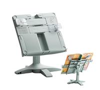 Book Stand for Reading, Rotating Textbook Stand, Notebook Document Holder with Adjustable Angle, Laptop Non-Slip Pads, Study Organizer with Portable Design, Piano Score Bible Album Holder
