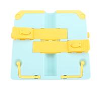Book Stand Holder for Kids Adjustable Angle Multifunctional Desktop Reading Stand Yellow Blue ABS Plastic 1 Piece