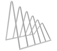 Book Stand Iron Desktop Rack for Files and Reports, Vinyl Holder