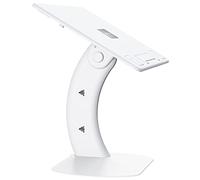 Book Stand, Portable Adjustable Desktop Holder with Card Slot, Foldable Detachable Design for Textbook, Laptop, Magazine