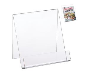 Book stand Reading Easel Tablet Holder Lightweight Portable Acrylic Book Holder