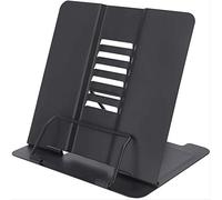 Book Stand，Reading Stand，Multi-Function Metal Easel Book Holder, Portable Adjustable Metal Book Stand, for Books/Mobile Phone Copy Holder Easel Music Stand Stand, Black