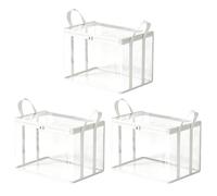 Book Storage | Portable Dustproof Zip Container - Moving Bags For Books - For Home Library Closet Clothes Cases Movies Discs Video Games