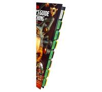 Book Tabs for Dungeons & Dragons Xanathar's Guide to Everything. Laminated, Durable, Color-Coded Repositionable Tabs (Book not Inlcluded)