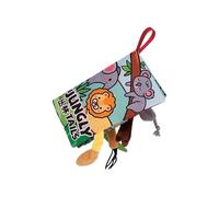 Book - Tails Fabrics Book - Jungle and Underwater Theme Fabrics Interactive Toy with Multitexture Shapes for Early Learning and Sensory Play