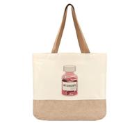 Book Tote Bag, Book Lovers Gifts, Bookish Gifts for Women Readers Librarians Friends Coworker Wife Sister Mom, Reusable Books in a Bottle Tote Bag for School Shopping Birthday Christmas Thanksgiving