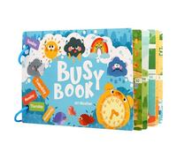 Book Toys For Toddlers Preschool Learning Activities Educational Books For Kids Ages 3+ Sensory Toddler Toy Birthdays Christmas Travel For Kids (E, One Size)