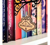 Book Type Separator, Diviers Tavern Signs-Genre Shelf Labels, With Hanging Brackets Bookshelf Genre Signs Tavern-Style Decor Dividers With Hanging Brackets