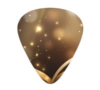 Book under the light Print Guitar Picks, 12 Pcs Guitar Plectrums Celluloid Pick Classical Triangle Picks for Acoustic, Electric, Bass Guitar including 0.46mm 0.71mm 0.96mm