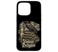 Book Violent Delights Dark Academia Raven Read Gothic Horror Case for iPhone 15 Pro Max