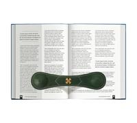 Book Weight Holder Wooden Thumb Book Page Open Weighted Bookmark Corner Reading Accessories Office Desk Decor Executive Gift for Writer Reader(Bookmark Page Holder-Green)
