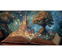 Book-World 1000 Pieces Jigsaw Puzzles for Adults Educational Games Jigsaw Puzzle Home Decors for Adults and Kids Age 12 Years Up 75x50cm/1000pcs