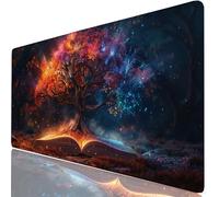 Book XXL Mouse Mat 120x60cm Gaming Mouse Pad Landscape Large Desk Mat, Gaming Desk Accessories with Non-Slip Base & Stitched Edges, Improved Precision Speed Mousepad for PC, Laptop, Office H0-1060