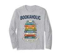 Bookaholic Read More Stories Novels Dreams Read Dream Repeat Long Sleeve T-Shirt