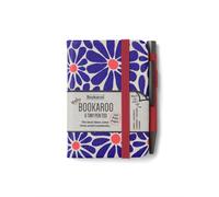 Bookaroo - A7 Baby Notebook & Pen - Pink & Purple - Daisy