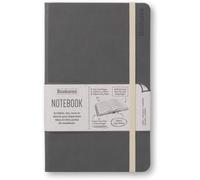 IF Bookaroo Notebook A5 Journal - Charcoal, 192 Pages, Faux leather