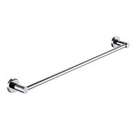 BOOKARROW Towel Rails 50cm/20 inch Screw Wall mounted Chrome Single Towel Bar in Bathroom, Kitchen or Bedroom B39812