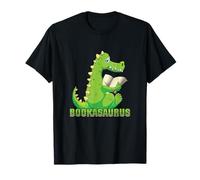 Bookasaurus Dinosaur Book Books Read Reading Reader Gift T-Shirt