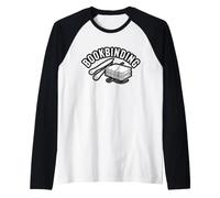 Bookbinding Handmade Book Repair Binder Artisan Raglan Baseball Tee