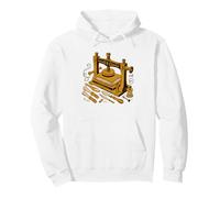 Bookbinding Hobbyist Vintage Retro Badge Identity Craft Pullover Hoodie